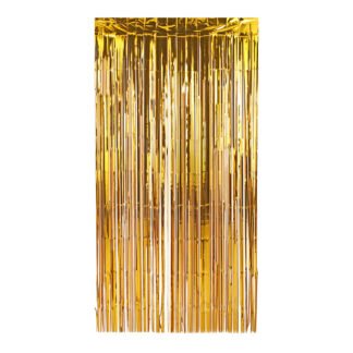 ACESSORIO FESTA Cort. Metalizada Decorativas 1x2 mts - Dourado