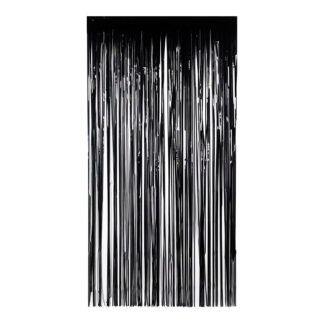 ACESSORIO FESTA Cort. Metalizada Decorativas 1x2 mts - Preto