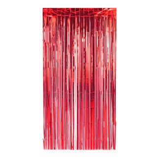 ACESSORIO FESTA Cort. Metalizada Decorativas 1x2 mts - Vermelho