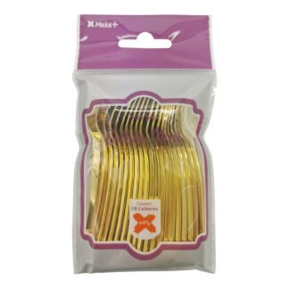 ACESSORIO FESTA COL. MINI - Festa Luxo Ouro - Pcte c/ 20 Und