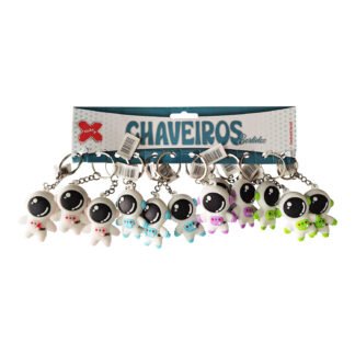 Chaveiro - Astronauta 5,5cm - Cartela c/12 (C)