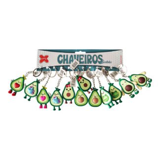 Chaveiro - Abacatinho 6cm - Cartela c/12 (C)