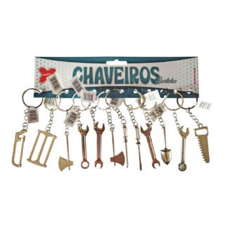 Chaveiro - Ferramentas 6,5cm- Cartela c/12 (C)