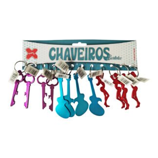 Chaveiro - Abridor Divertido - Cartela c/12 (C)