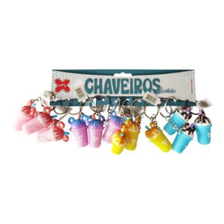 Chaveiro - Shake 5cm- Cartela c/12 (D)