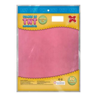 PLACA DE TNT 150G IMPERMEAVEL 40*48 - PCT C/10 - ROSA CLARO