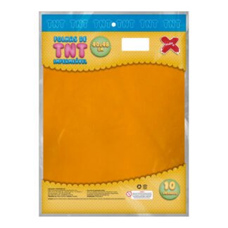 PLACA DE TNT 150G IMPERMEAVEL 40*48 - PCT C/10 - LARANJA