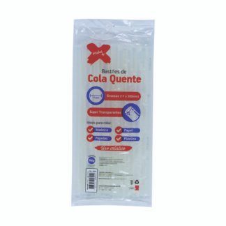 Cola quente bastão super transparente grossa 500 g (11,2x300) - Profissional