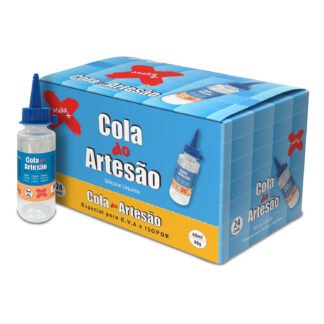 Cola do Artesão (silicone liquido) 60 ml cx c/ 24