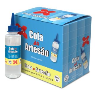 Cola do Artesão (silicone liquido) 100 ml cx c/ 12