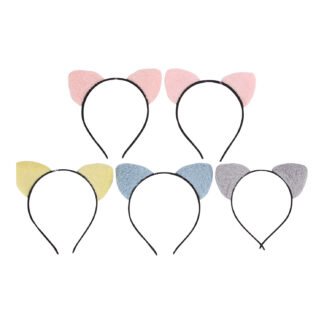 Tiara Gatinho Infantil - Pcte c/ 5