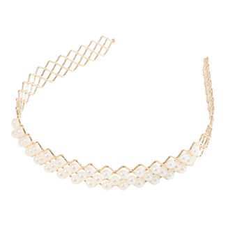 Tiara Pérola Luxo - Pcte c/ 5