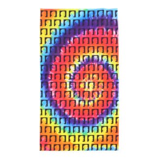 Bandana Retangular Tie Dye - Pcte c/ 5