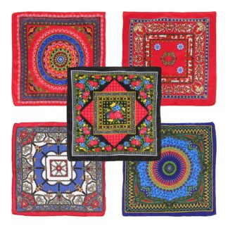 Lenço Bandana 54x54 - Zen - Pcte c/ 5