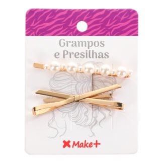 Presilha Pérola e Laço Bl c/ 2 - Pcte c/ 12