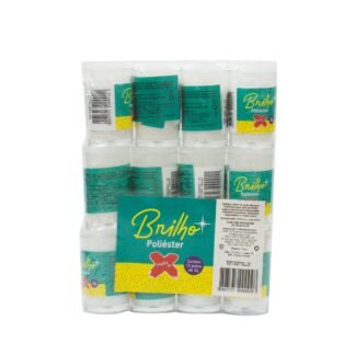 Glitter Poliester Potinho 3 grs c/ 12 Branco