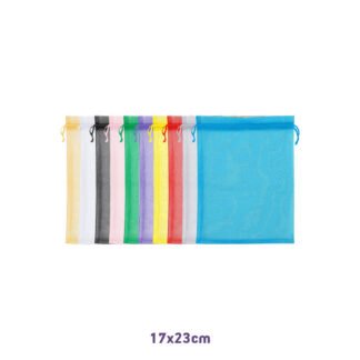 Saco de Organza 17*23 Sortido Pacote c/ 10