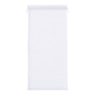 Saco de Organza 18*40 Branco Pacote c/ 5