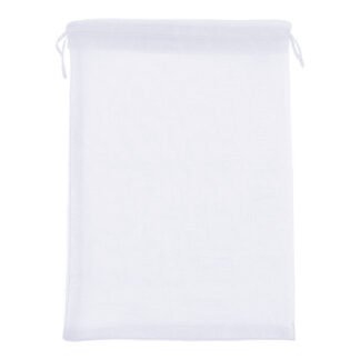 Saco de Organza 20*30 Branco Pacote c/ 5