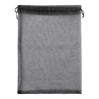 Saco de Organza 20*30 Preto Pacote c/ 5