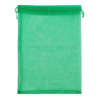 Saco de Organza 20*30 Verde Pacote c/ 5