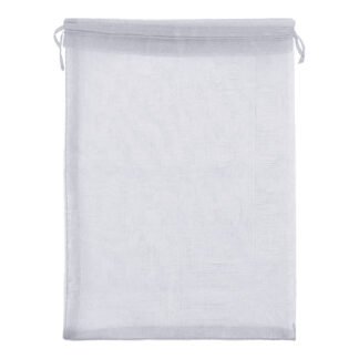 Saco de Organza 20*30 Prata Pacote c/ 5