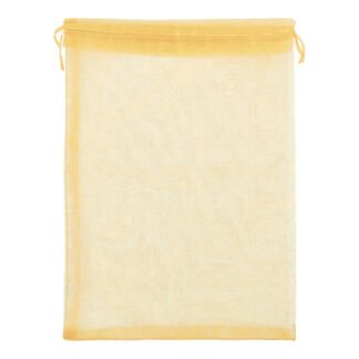 Saco de Organza 20*30 Dourado Pacote c/ 5