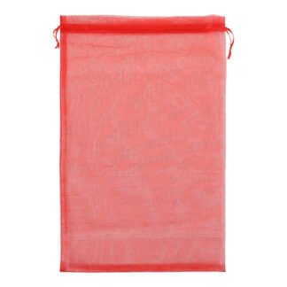 Saco de Organza 24*40 Vermelho Pacote c/ 5