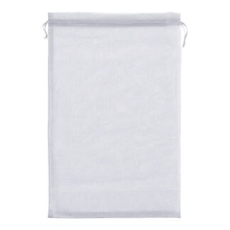 Saco de Organza 24*40 Prata Pacote c/ 5