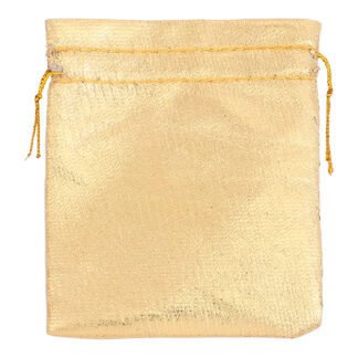 Saco Lame 8*10 Dourado Pacote c/ 10