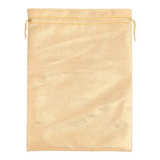 Saco Lame 18*25 Dourado Pacote c/ 10