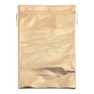 Saco Lame 20*30 Dourado Pacote c/ 5