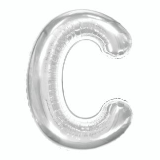 Balão metalizado 16' - 40 cm 40 cm Prata C