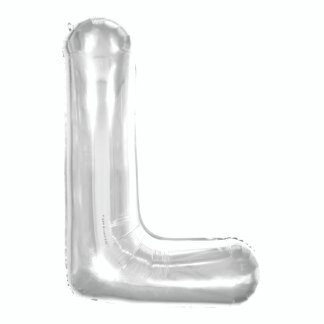 Balão metalizado 16' - 40 cm 40 cm Prata L