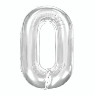 Balão metalizado 16' - 40 cm 40 cm Prata O