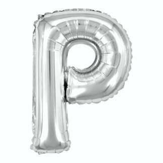 Balão metalizado 16' - 40 cm 40 cm Prata P