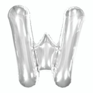 Balão metalizado 16' - 40 cm 40 cm Prata w