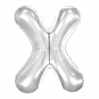 Balão metalizado 16' - 40 cm 40 cm Prata x