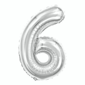 Balão metalizado 16' - 40 cm 40 cm Prata 6