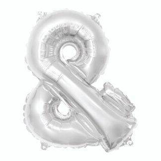 Balão metalizado 16' - 40 cm 40 cm Prata &