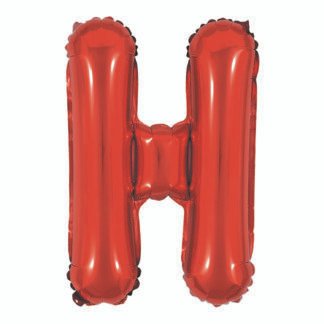 Balão metalizado 16' - 40 cm 40 cm Vermelho H