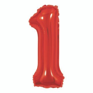 Balão metalizado 16' - 40 cm 40 cm Vermelho 1