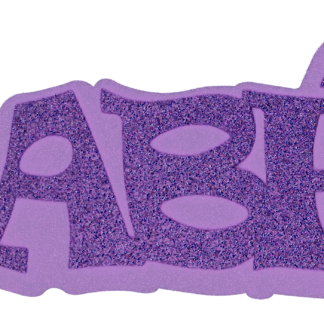 Painel 57X11 Cm Glitter Lilas - C/ 01 Un - "Parabens"