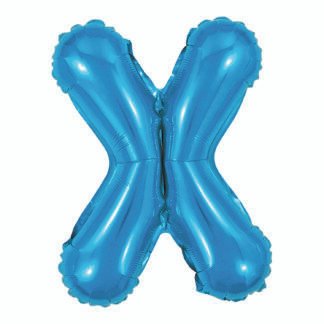 Balão metalizado 16' - 40 cm 40 cm Azul x