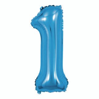 Balão metalizado 16' - 40 cm 40 cm Azul 1