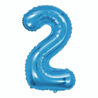 Balão metalizado 16' - 40 cm 40 cm Azul 2