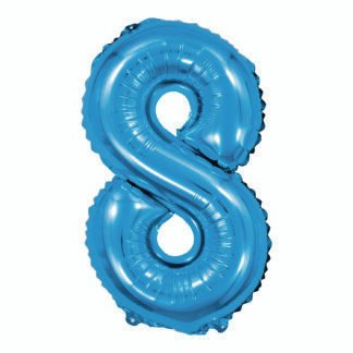 Balão metalizado 16' - 40 cm 40 cm Azul 8
