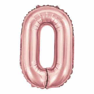 Balão metalizado 16' - 40 cm 40 cm Rose O