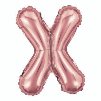 Balão metalizado 16' - 40 cm 40 cm Rose x