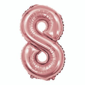 Balão metalizado 16' - 40 cm 40 cm Rose 8